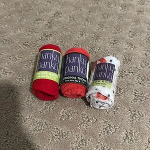 Hanky Panky Original Thong Low Rise Panty Underwear Red White Salmon ❤️🤍🩷